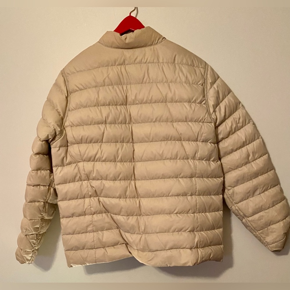 Lands End black/cream puffer jacket L - Picture 6 of 17